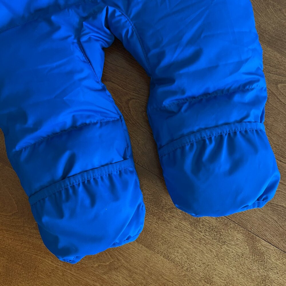 Columbia royal blue down snowsuit 12-18m - Picture 8 of 11